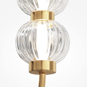 Aplica LED Amulet MOD555WL-L11G3K, 16W, 800lm, lumina calda, IP20, aurie+transparenta, Maytoni [2]- savelectro.ro