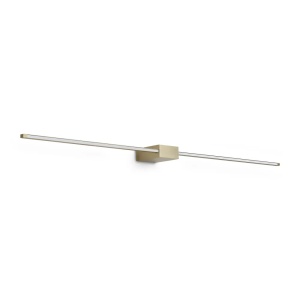 Aplice LED, Aplica LED Essence Square D115 19W, lumina calda (3000 K), 1220lm, IP20, aurie, Ideal Lux - savelectro.ro
