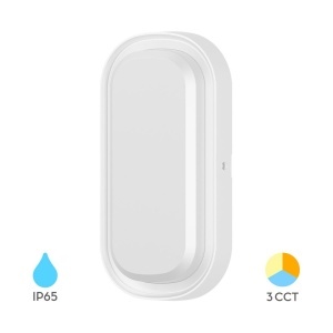 Corpuri de iluminat exterior, Aplica LED exterior 12W, lumina calda/neutra/rece, IP65, 1320lm, alba, Braytron - savelectro.ro