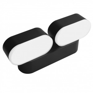 Aplice si felinare exterior, Aplica LED pentru exterior Joker, 14 W, 840 lm, lumina neutra (4000K), neagra, Klausen - savelectro.ro