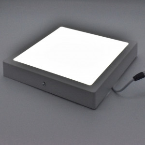 Aplica LED SMD 18W patrata, 1360 lm, IP20, lumina rece (6500K), 220x220mm, alba, Braytron
