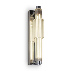Aplica LED Verticale MOD308WL-L9CG3K, 8W, 800lm, lumina calda, IP20, crom+cognac, Maytoni [3]- savelectro.ro
