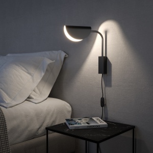 Aplica Mollis MOD126WL-01B, cu intrerupator, 1xG9, neagra, IP20, Maytoni [2]- savelectro.ro