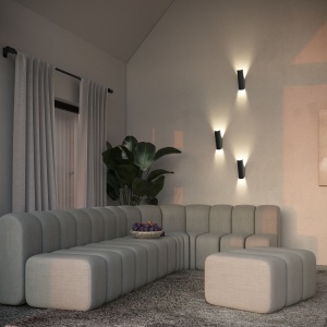 Aplica Notta MOD417WL-01B, 2xG9, neagra mata, IP20, Maytoni [2]- savelectro.ro