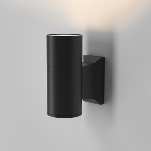 Aplice si felinare exterior, Aplica pentru exterior Bowery O574WL-01B, 1xGU10, neagra, IP54, Maytoni - savelectro.ro