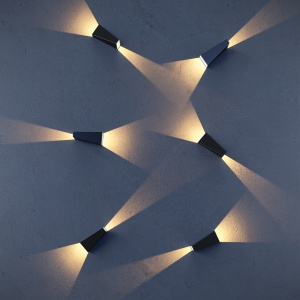 Aplica pentru exterior LED Times square O580WL-L6B, 6W, 380lm, lumina calda, IP54, neagra, Maytoni [2]- savelectro.ro