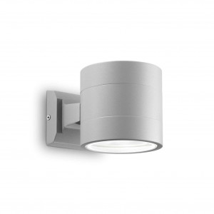 Corpuri de iluminat exterior, Aplica pentru exterior SNIF, rotund, gri, 1 bec, dulie G9, 061474, Ideal Lux - savelectro.ro