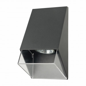 Aplice si felinare exterior, Aplica pentru exterior Yujon, 1 bec, dulie GU10, gri, Klausen - savelectro.ro