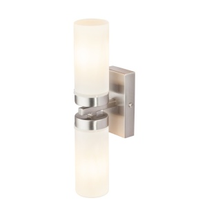 Aplica Space 2xE14, IP44, nichel mat, Globo Lighting