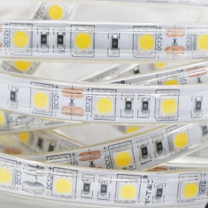 Banda led 12V 5050, 10.8 W/m 60 leduri/m, 1000 lm/m, IP65, alb natural (4000 K), V-TAC