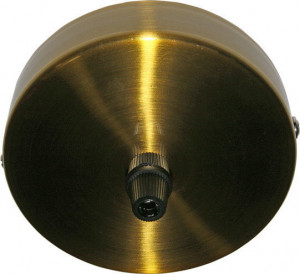 Cablu textil, Baza din aluminiu pentru pendul, aur antic, Lumen - savelectro.ro