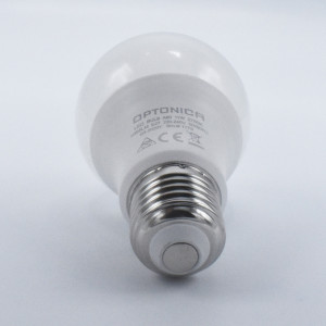 Bec LED opal 11W (75W), 1055 lm, lumina calda (2700K), A+, Optonica