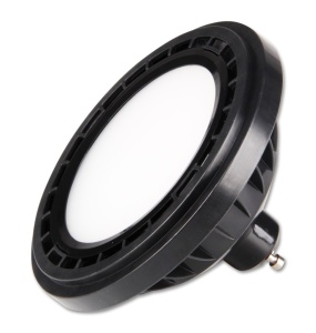Becuri, Bec LED 12W, GU10, AR111, Masterled, 960 lm, lumina neutra (4000 K), negru, clasa energetica F - savelectro.ro