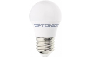 Becuri LED E27, Bec LED 5.5W, E27, G45, 450 lm, Optonica, lumina neutra (4500 K), IP20, clasa energetica G - savelectro.ro