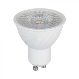 Bec LED 6W dimabil, Dulie GU10, V-TAC, 445lm, Lumina Rece (6500K), Alb [1]- savelectro.ro