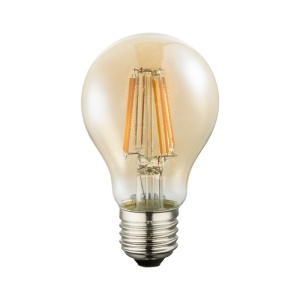 Becuri cu LED, Bec LED filament 7W, E27, 630 lm, Globo, lumina calda (2200 K), chihlimbar, clasa energetica F - savelectro.ro