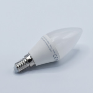 Bec led lumanare 8.5W (60W), E14, C37, 806lm, lumina neutra (4500K), opal, Optonica