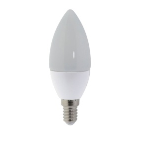 Becuri LED E14, Bec LED lumanare Optonica, 6W, E14, C37, 480 lm, lumina neutra (4500 K), dimabil, IP20, clasa energetica G - savelectro.ro