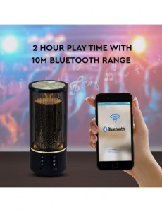 Boxa Bluetooth LED portabila, card microSD, aux, 6 trepte de lumini, 1200 mAh, V-TAC [5]- savelectro.ro