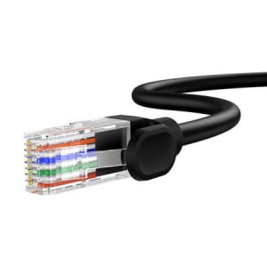 Cablu de rețea Ethernet CAT5,5 m, negru, Baseus [4]- savelectro.ro