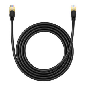 Cablu de rețea Ethernet RJ45, cat.8, 40Gbps, 15 m, negru, Baseus [2]- savelectro.ro