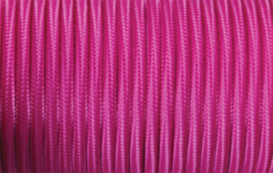 Cablu textil 2x0.75, fuchsia [1]- savelectro.ro