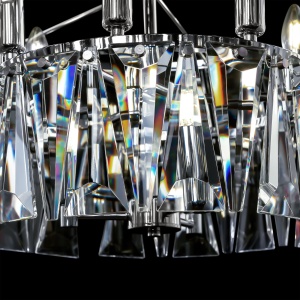 Candelabru Puntes MOD043PL-18CH, 18xE14, crom+transparent, IP20, Maytoni [6]- savelectro.ro