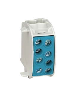 Clemă derivaţie, 35mmp, 1P, albastra