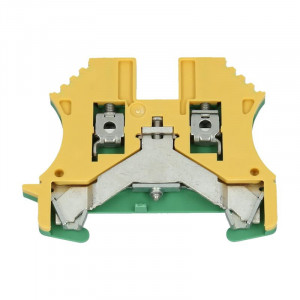 Cleme pentru tablouri, Clema pe sina 2.5mm, galben-verde, Weidmuller - savelectro.ro