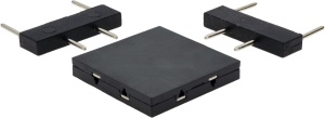Conector L pentru sina magnetica mini MM30, negru, Optonica [1]- savelectro.ro