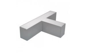 Tuburi LED si corpuri, Conector LED liniar slim in forma T, 15W, 1500 lm, lumina rece (6000 K), IP20, argintiu, Optonica - savelectro.ro