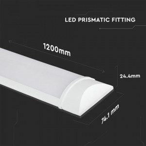 Corp de iluminat liniar cu LED cip SAMSUNG 40W, 4800lm, V-TAC, 120cm, lumina naturala [7]- savelectro.ro