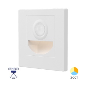 Corpuri de Iluminat Interior, Corp LED incastrat pentru trepte 1.5W, senzor miscare, lumina calda/neutra/rece, IP20, Braytron - savelectro.ro