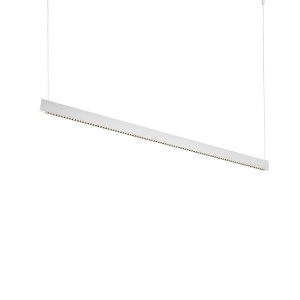 Lustre LED, Corp LED liniar suspendat Steel 35W, 1670lm, lumina calda (3000 K), IP20, alb, Ideal Lux - savelectro.ro