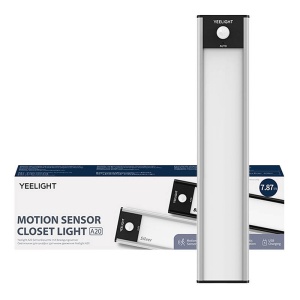 Corp led pentru dulap cu senzor de miscare si acumulator, 1.2 W, lumina calda(2700K), argintiu, Yeelight [5]- savelectro.ro