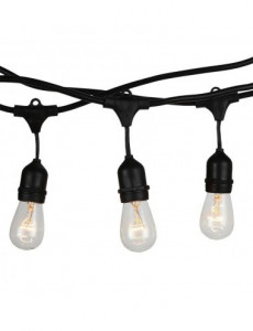 Ghirlanda luminoasa, 15 becuri, dulie E27, 15M, protectie IP54 [1]- savelectro.ro