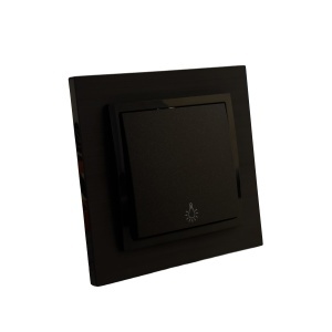 Intrerupator cu revenire, negru, 10A, Olbia Titan [2]- savelectro.ro