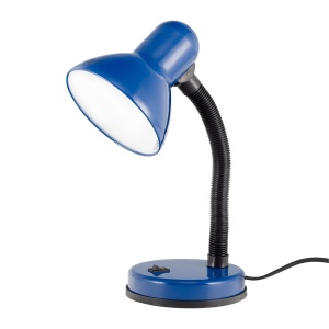 Lampi de birou si veioze, Lampa birou Harry KL2073, 1xE27, albastru + negru, metal + plastic, stil modern, Klausen - savelectro.ro