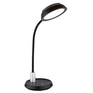Lampa de birou LED Kirk 12W, lumina calda/neutra/rece, 650 lm, IP20, neagra mat, Globo Lighting