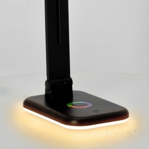 Lampa de birou LED NOBLITE RGB, 7W, lumina calda/neutra/rece, dimabila, neagra, Kobi [6]- savelectro.ro