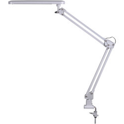 Lampa de birou LED Raul 4420, cu intrerupator, orientabila, 5.6W, 350lm, lumina neutra, argintie, IP20, Rabalux [2]- savelectro.ro