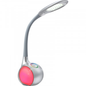 Lampa de birou LED Tarron 58279, dimabila, cu intrerupator touch, 5W, 300lm, lumina rece, argintie, IP20, Globo [5]- savelectro.ro