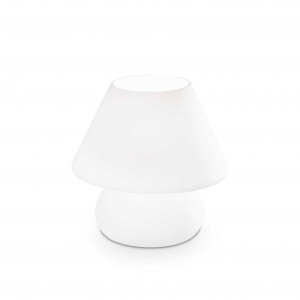 Lampa de birou Prato 074702, cu intrerupator, 1xE27, alba, IP20, Ideal Lux [1]- savelectro.ro