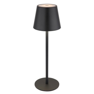 Lampa de masa LED exterior Vannie I 3W, reincarcabila USB-C, IP54, 200 lm, lumina calda/neutra/rece, neagra mat, Globo Lighting [1]- savelectro.ro