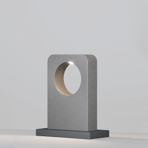 Stalpi iluminat exterior, Lampa LED exterior Betone 7W, 490mm, 500 lm, lumina calda (3000 K), IP65, ciment, Maytoni - savelectro.ro