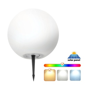 Lampa Solara tip minge, RGBW, diametru 30cm, cu telecomanda, Kobi [8]- savelectro.ro