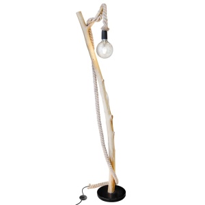 Lampadare, Lampadar Nerida 1xE27, 150 cm, IP20, lemn maro, Globo Lighting - savelectro.ro