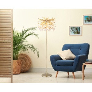 Lampadar Queena, 5xE14, IP20, auriu mat+cristale, Globo Lighting [7]- savelectro.ro