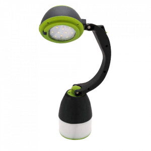 Lanterna LED 1W 3 in 1, multiple utilizari(lampa de birou, lanterna, lampa de camping), lumina rece, alimentare cu baterii(neincluse), Kobi [4]- savelectro.ro