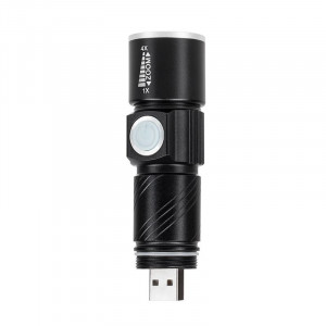 Lanterna LED 3W, aluminiu, pana la 80 m, incarcare USB, Rebel Tools [2]- savelectro.ro
